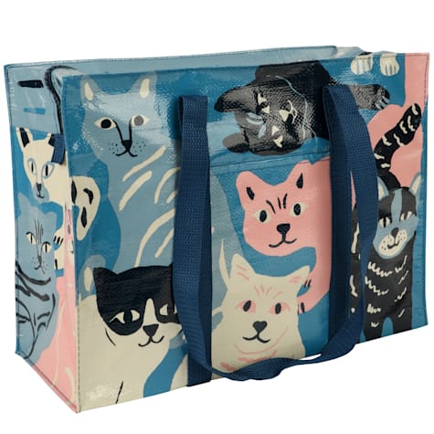 Blue Q Happy Cats Shoulder Tote
