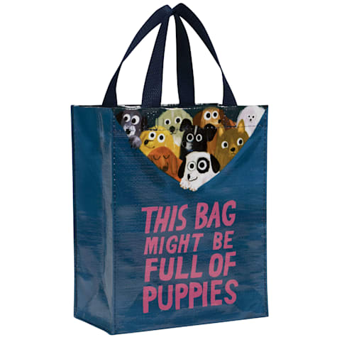 Blue Q This Bag Might Be Full Of Puppies Handy Tote