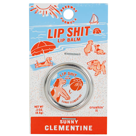 Blue Q Lip Shit Sunny Clementine Lip Balm