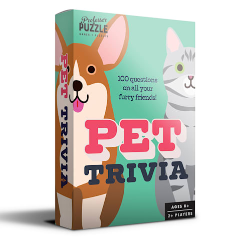 Professor Puzzle Mini Pet Trivia Card Game