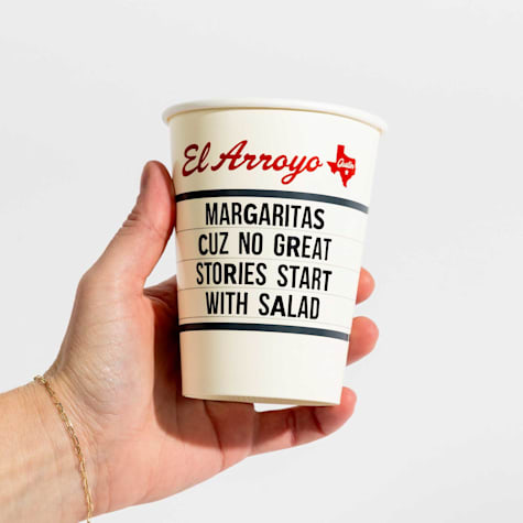 El Arroyo 12 oz Salad Stories Party Cups