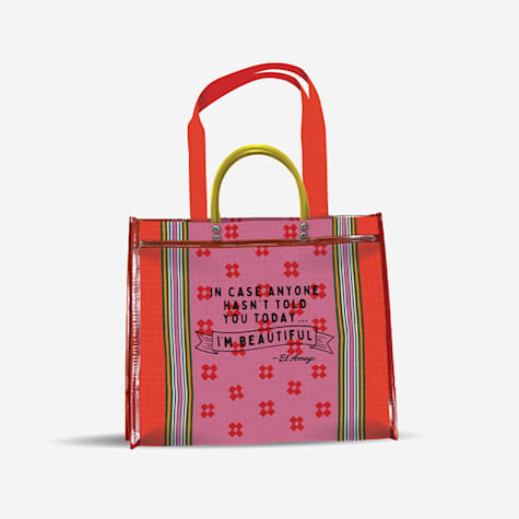 El Arroyo I'm Beautiful Mesh Tote