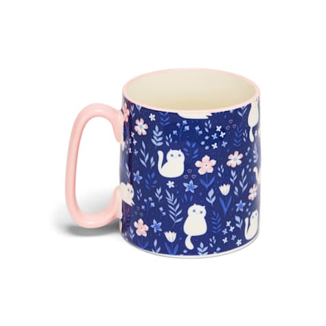 10 Strawberry Street Bella Curious Kitty Mug