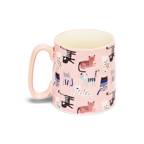 10 Strawberry Street Bella Cats on Parade Mug