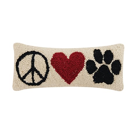 Pillow Shoppe Peace Heart Hook Pillow