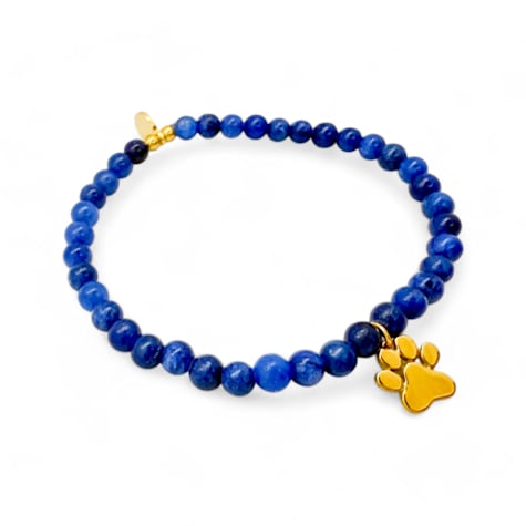 ETHICGOODS Mini Paw Print Charm Bracelet