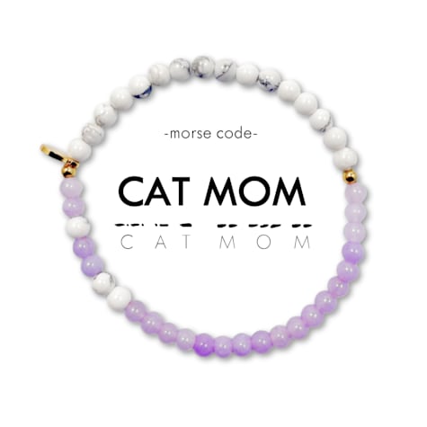 ETHICGOODS Cat Mom Morse Code Bracelet