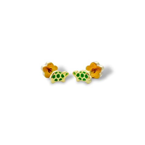 ETHICGOODS Turtle Flat-Back Earrings