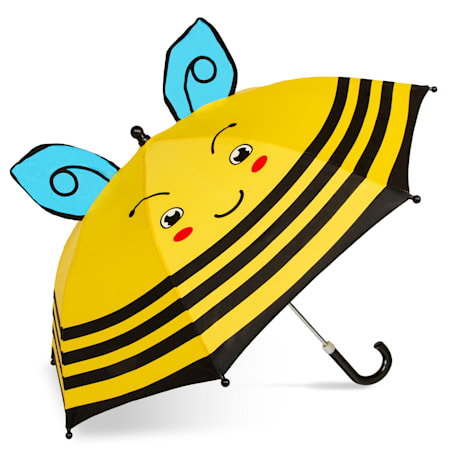 SHED RAIN Rain Essentials Kids' Bumble Bee Manual Stick Umbrella