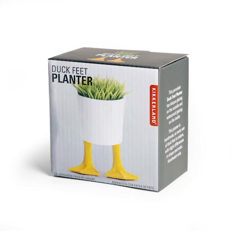 Kikkerland Design Duck Feet Planter