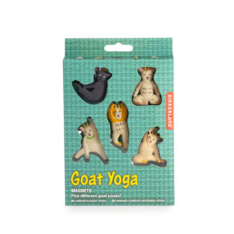 Kikkerland Design Goat Yoga Magnets