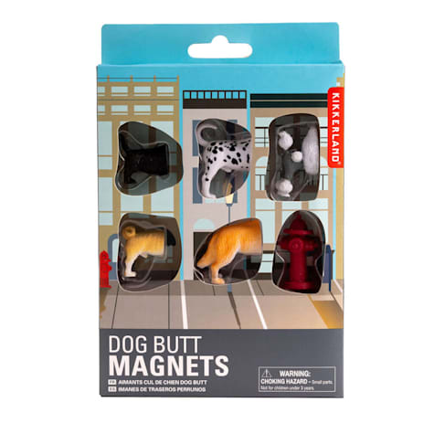 Kikkerland Design Dog Butt Magnets