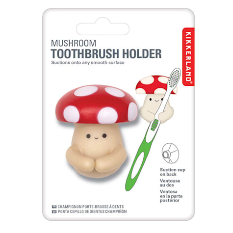 Kikkerland Design Mushroom Toothbrush Holder