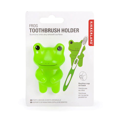 Kikkerland Design Frog Toothbrush Holder