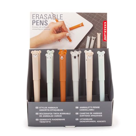 Kikkerland Design Erasable Animal Pens