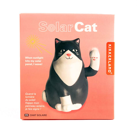 Kikkerland Design Solar Cat Decoration