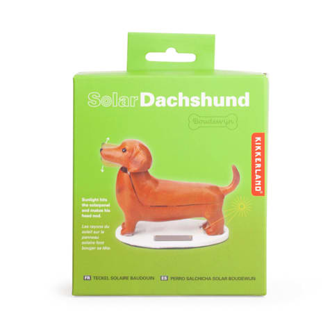 Kikkerland Design Solar Dachshund Decoration