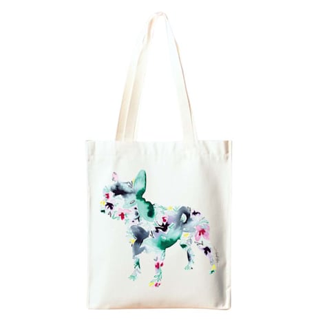 Amanda Klein Co. Frenchie Tote Bag Made from Recycled Plastic Water Bottles