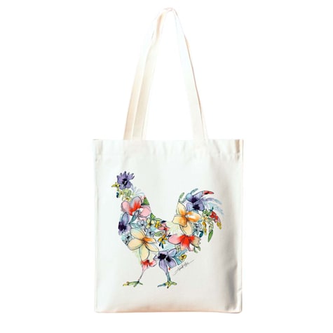 Amanda Klein Co. Chicken Tote Bag Made from Recycled Plastic Water Bottles