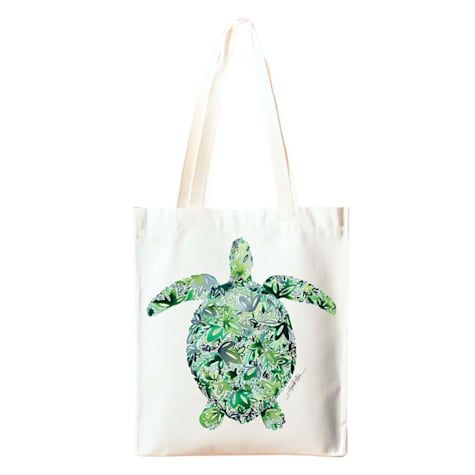 Amanda Klein Co. Turtle Tote Bag Made from Recycled Plastic Water Bottles