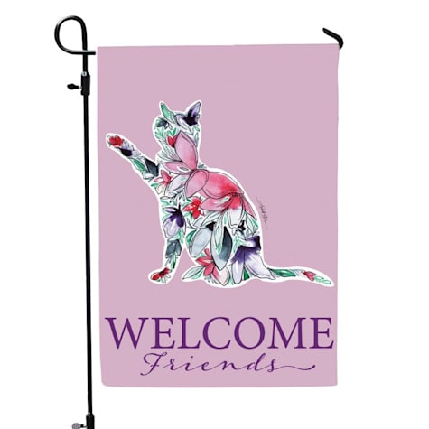 Amanda Klein Co. Cat Garden Flag