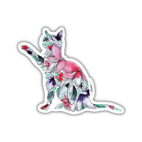 Amanda Klein Co. Cat Vinyl Sticker