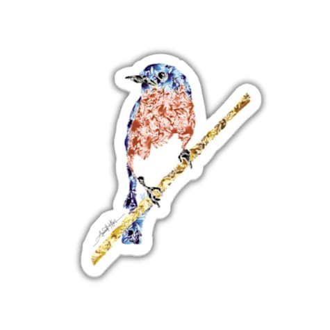 Amanda Klein Co. Bluebird Vinyl Sticker