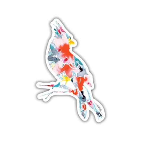 Amanda Klein Co. Cardinal Vinyl Sticker
