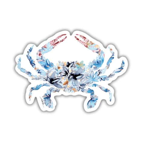 Amanda Klein Co. Crab Vinyl Sticker