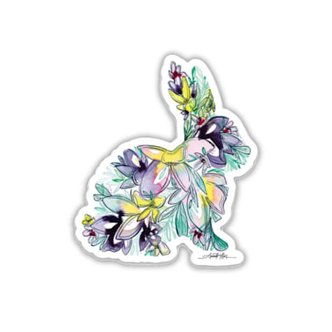 Amanda Klein Co. Rabbit Vinyl Sticker