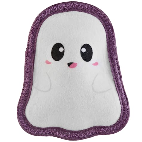 Outward Hound White Tough Skinz Durable with Two Tough Layers, Ghost, Squeaky Dog Toy