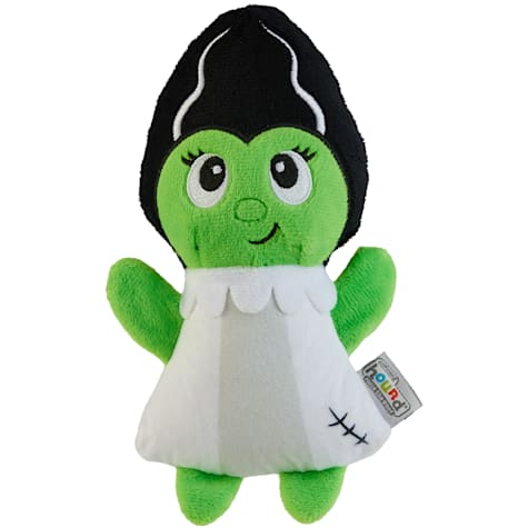 Outward Hound Green Stuffeez Bride of Frankenstein Plush Dog Toy