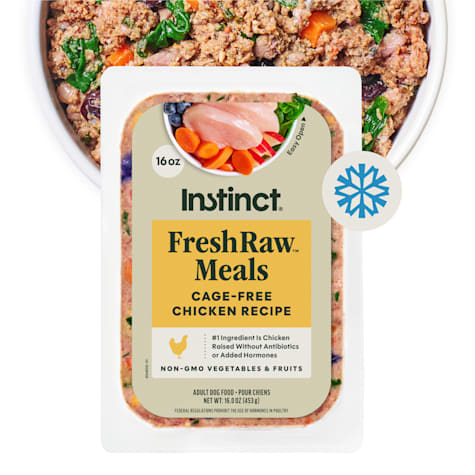 Instinct FreshRaw Meals Cage-Free Chicken Recipe Dog Food