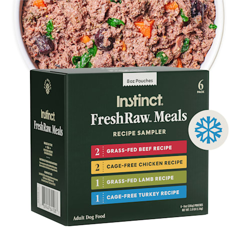Instinct FreshRaw Meals Recipe Sampler Dog Food Variety Pack