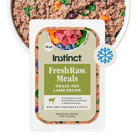 Instinct FreshRaw Meals Grass-Fed Lamb Recipe Dog Food