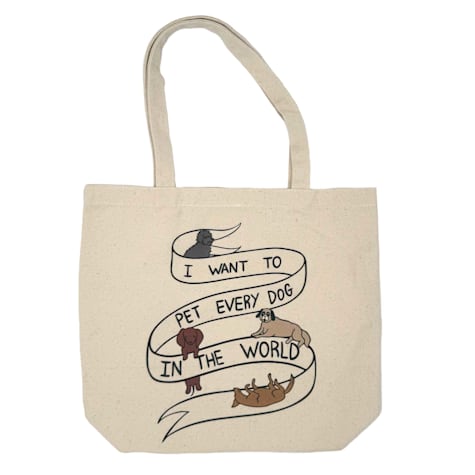 Zanden Pet Every Dog Natural Tote Bag