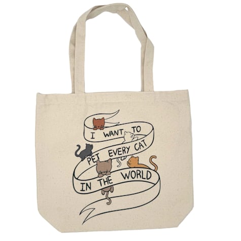Zanden Pet Every Cat Natural Tote Bag