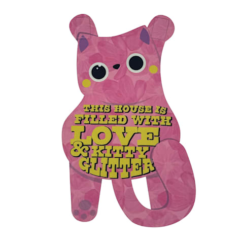 Zanden Kitty Glitter Garden Flag
