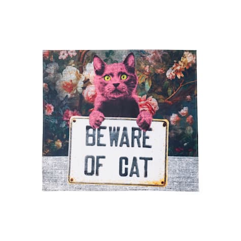Zanden Beware of Cat Garden Flag