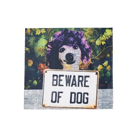 Zanden Beware of Dog Garden Flag