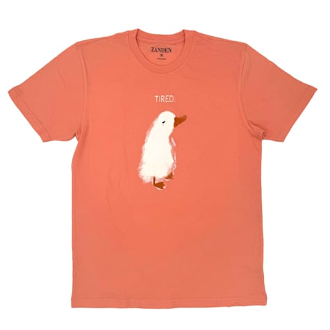 Zanden Tired Duck Adult Unisex T-Shirt