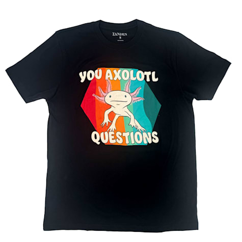 Zanden Axolotl Questions Adult Unisex T-Shirt