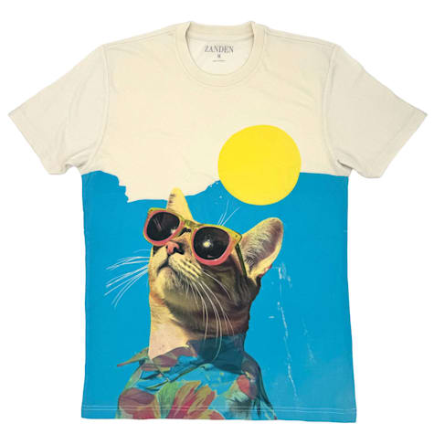 Zanden Sunny Cat Days Adult Unisex T-Shirt
