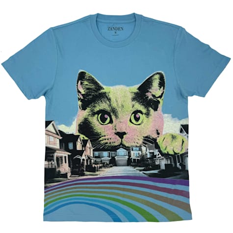 Zanden Cat Watching Adult Unisex T-Shirt