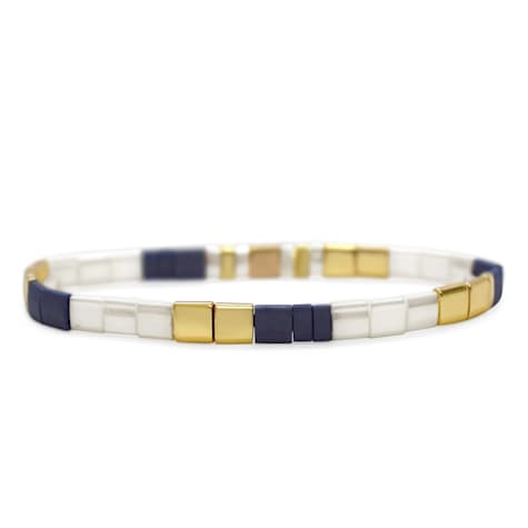 Stia Couture Brands Skylar Paige Morse Code Dog Mom Stretch Bracelet