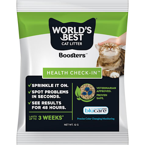 World's Best Cat Litter Health Check-In Additive for Health Monitoring