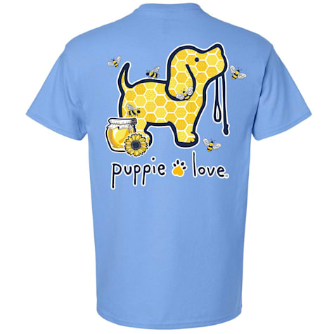 Puppie Love Honey Bee Pup Adult Unisex T-Shirt