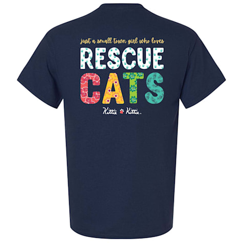 Kittie Kittie Small Town Girl Cats Adult Unisex T-Shirt
