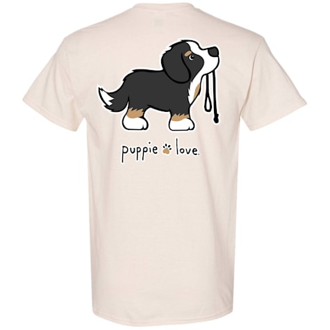 Puppie Love Bernese Mountain Dog Pup Adult Unisex T-Shirt