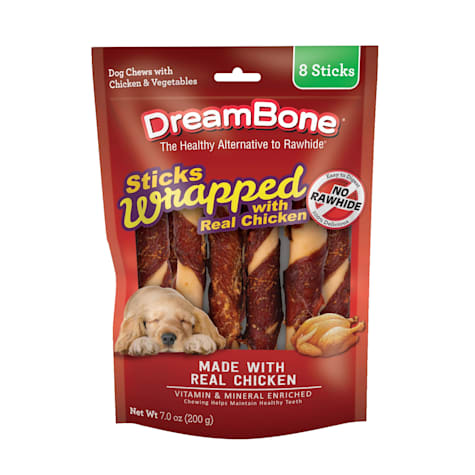 DreamBone Chicken-Wrapped Rawhide-Free Chews for Dogs